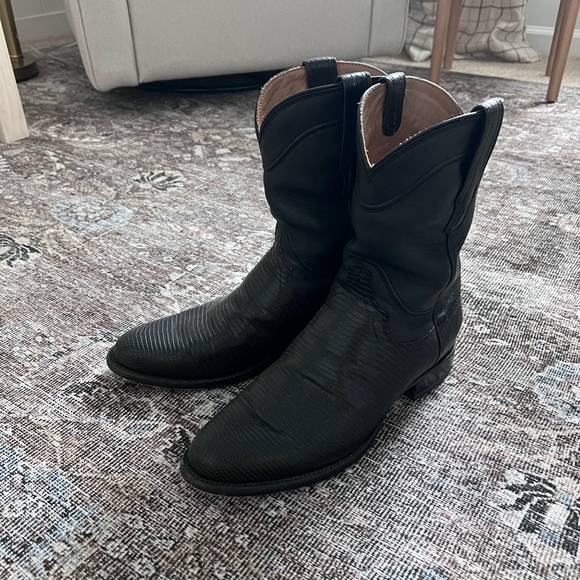 Tecovas - The Nash Lizard Boot in Midnight. Size 10 EUC worn a handful of times - Picture 8 of 8